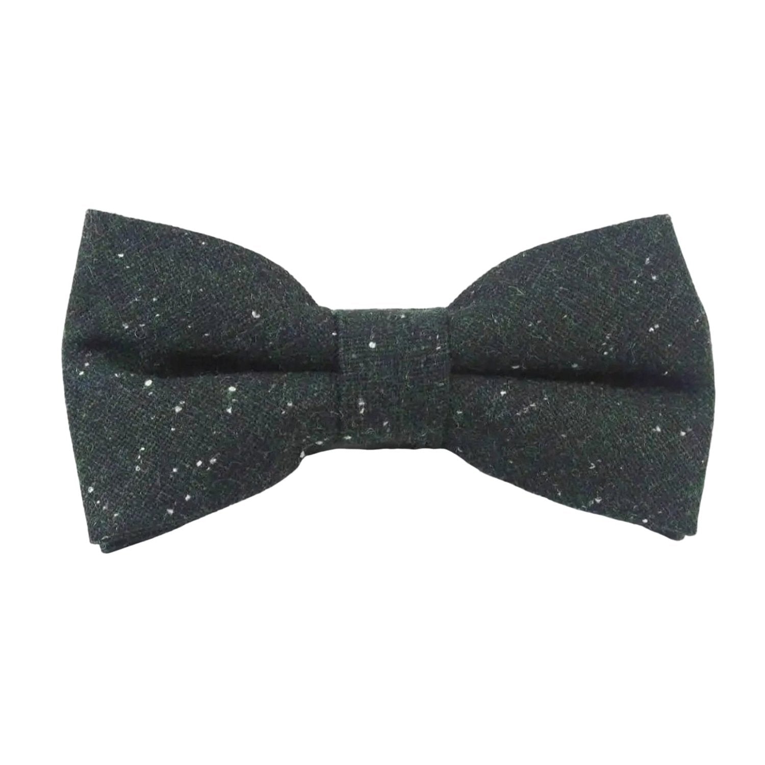 Dark Green with White Speckles Bowtie