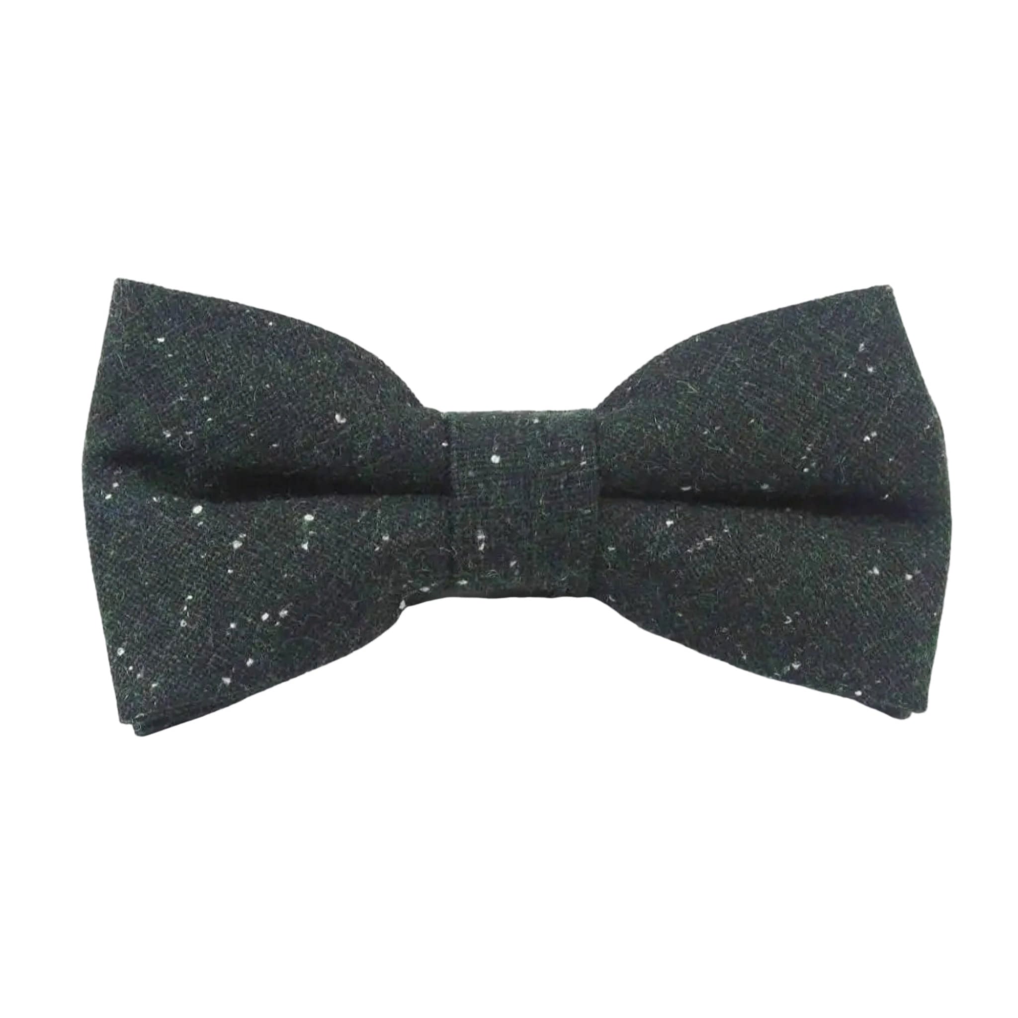 Dark Green Speckled Bow Tie