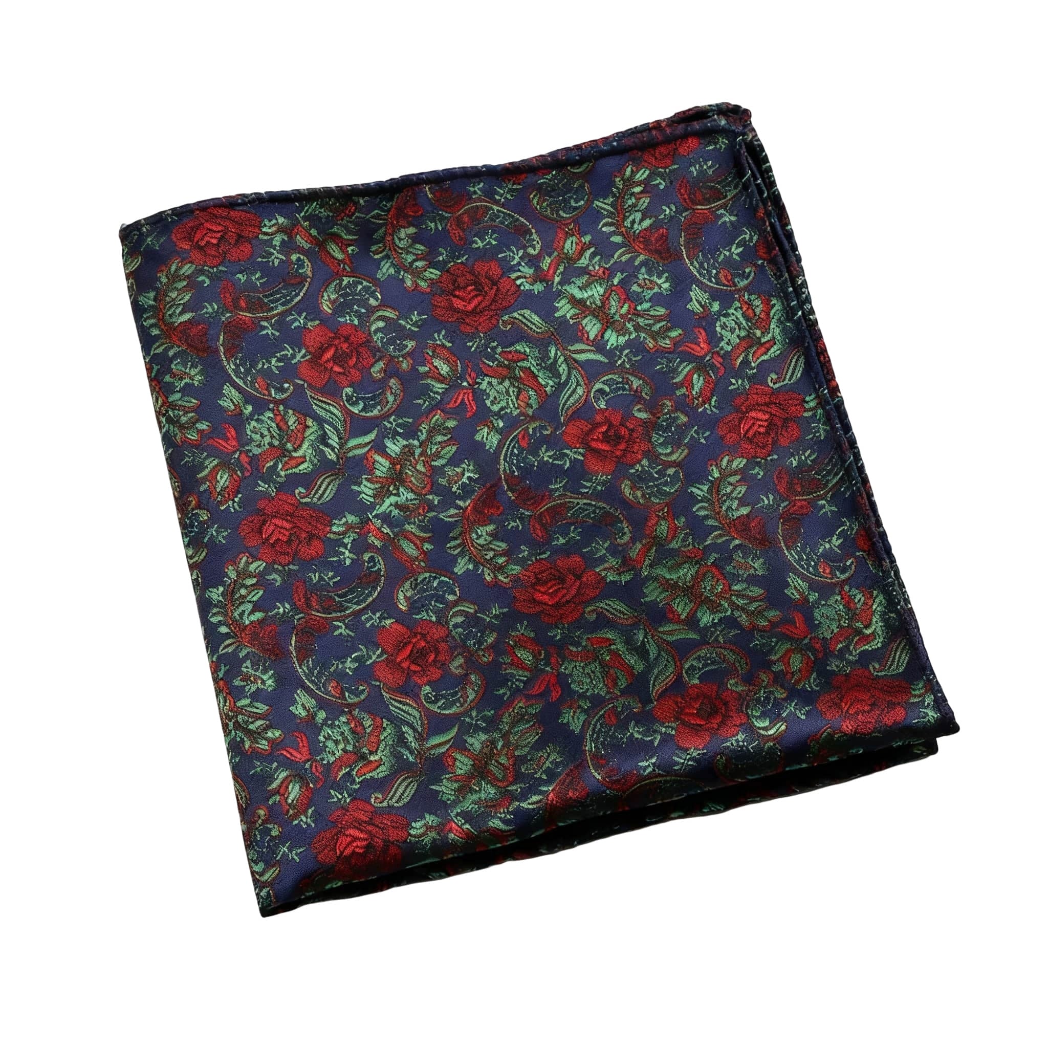 Brown White Dog Pocket Square