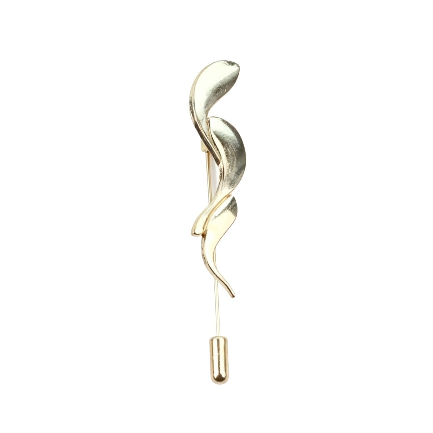 Gold Abstract Lapel Pin