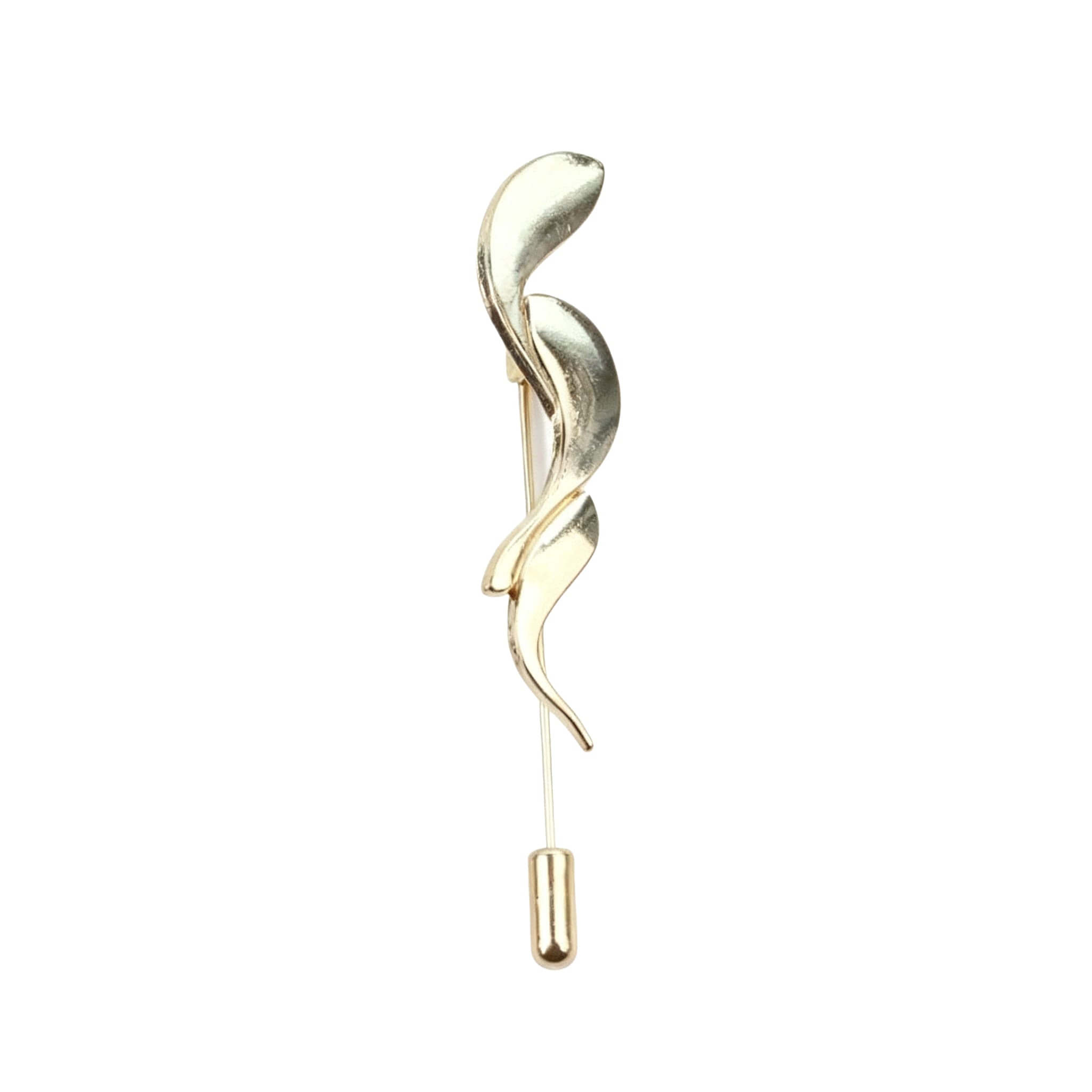 Gold Abstract Lapel Pin