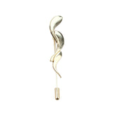 Gold Abstract Lapel Pin