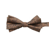 Brown Black Patterned Bowtie