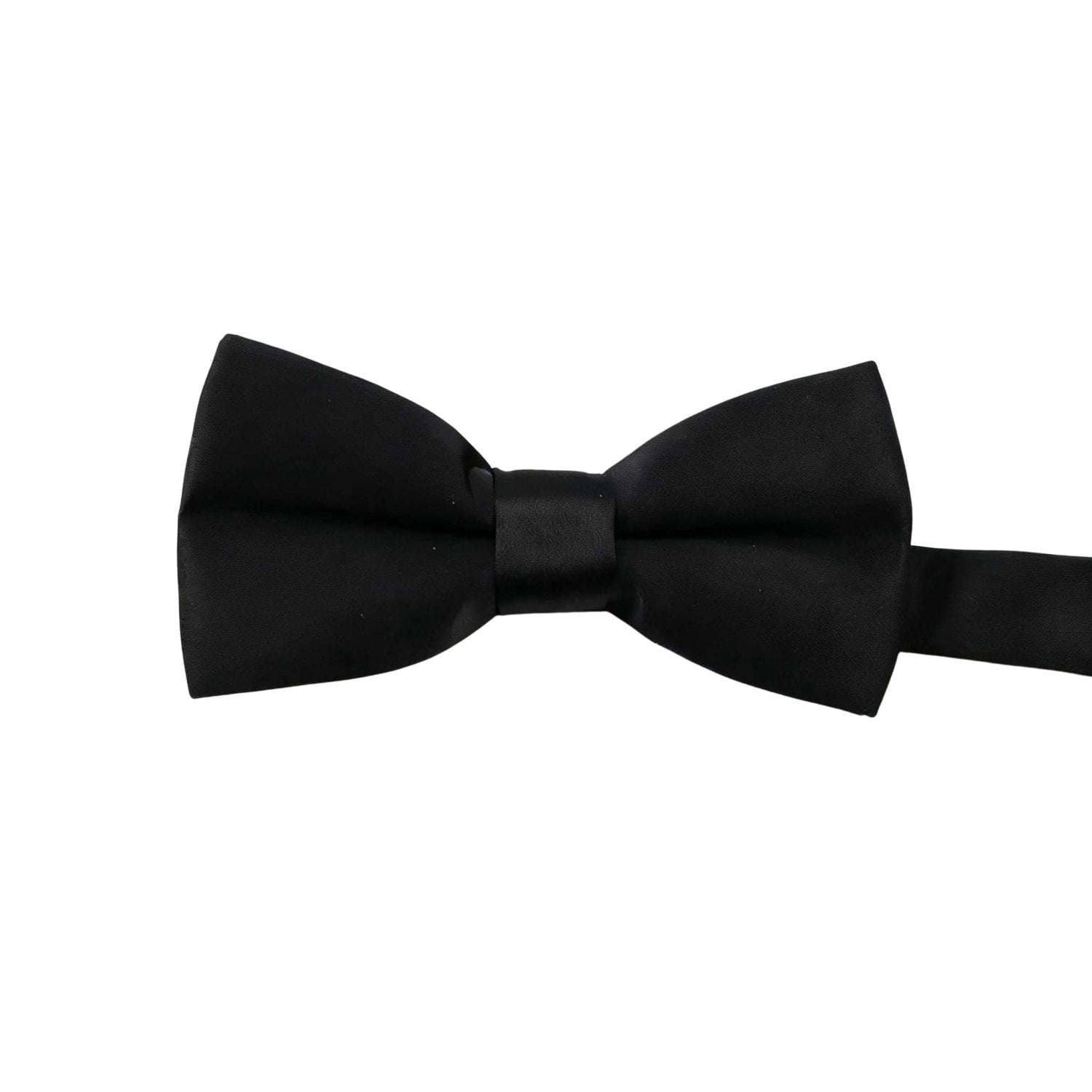 Black Solid Bowtie