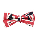 Red Union Jack Bow Tie