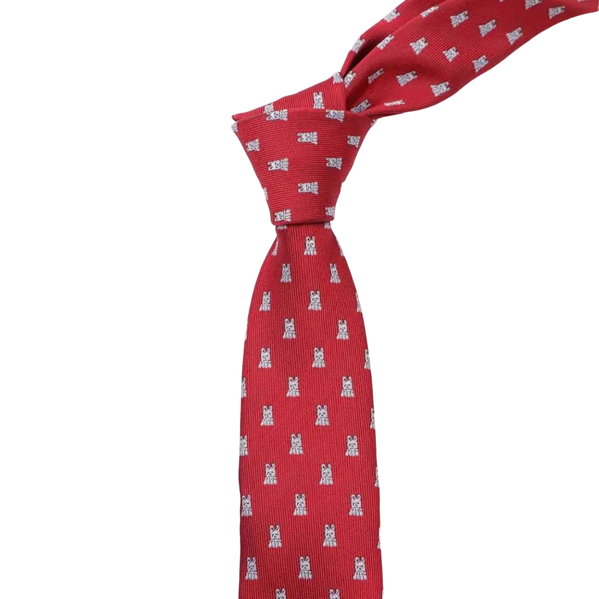 Red Scottie Dog Tie