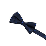 Navy Blue Blue Animal Bowtie