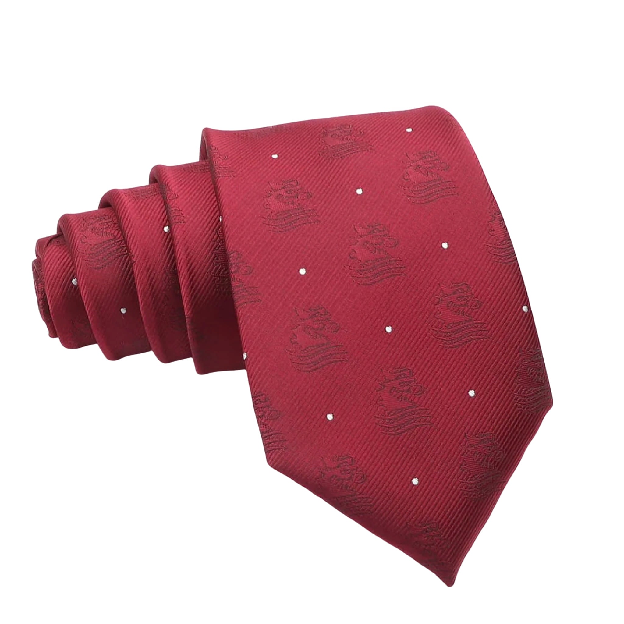 Red Solid Necktie