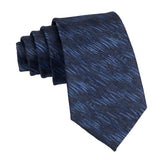 Dark Blue with Blue Striped Necktie