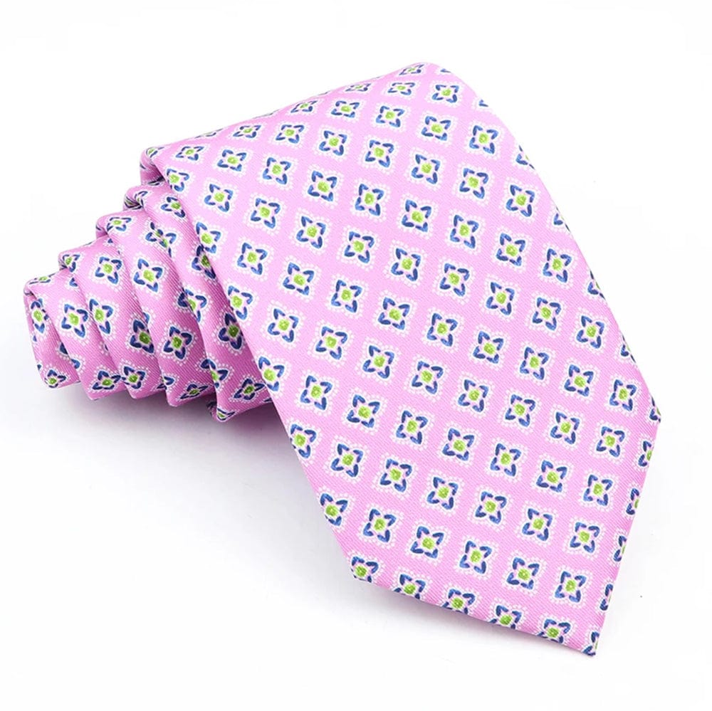 ZONFAZ Novelty Polka Dot Paisley Silk Tie