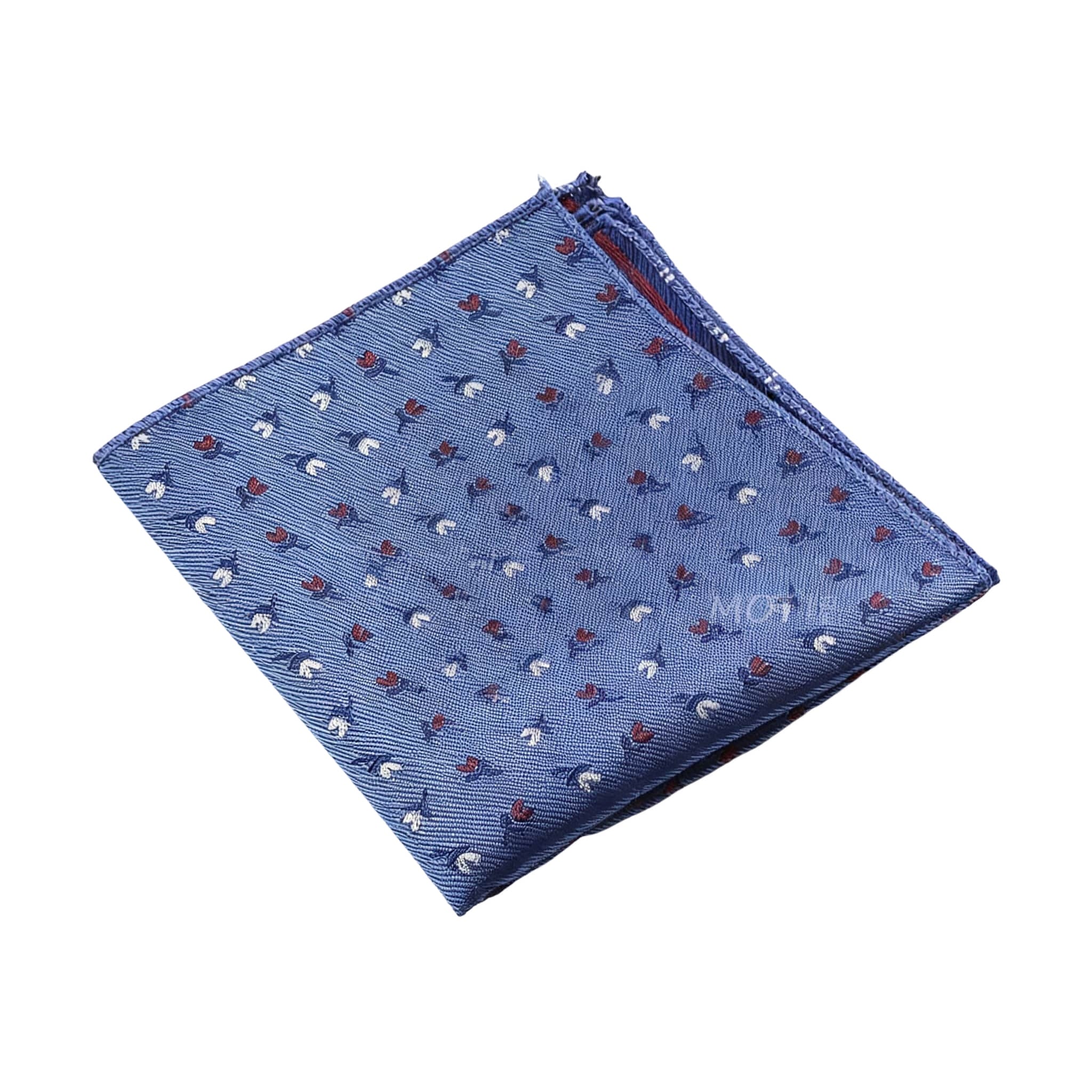 Blue Orange Geometric Bowtie