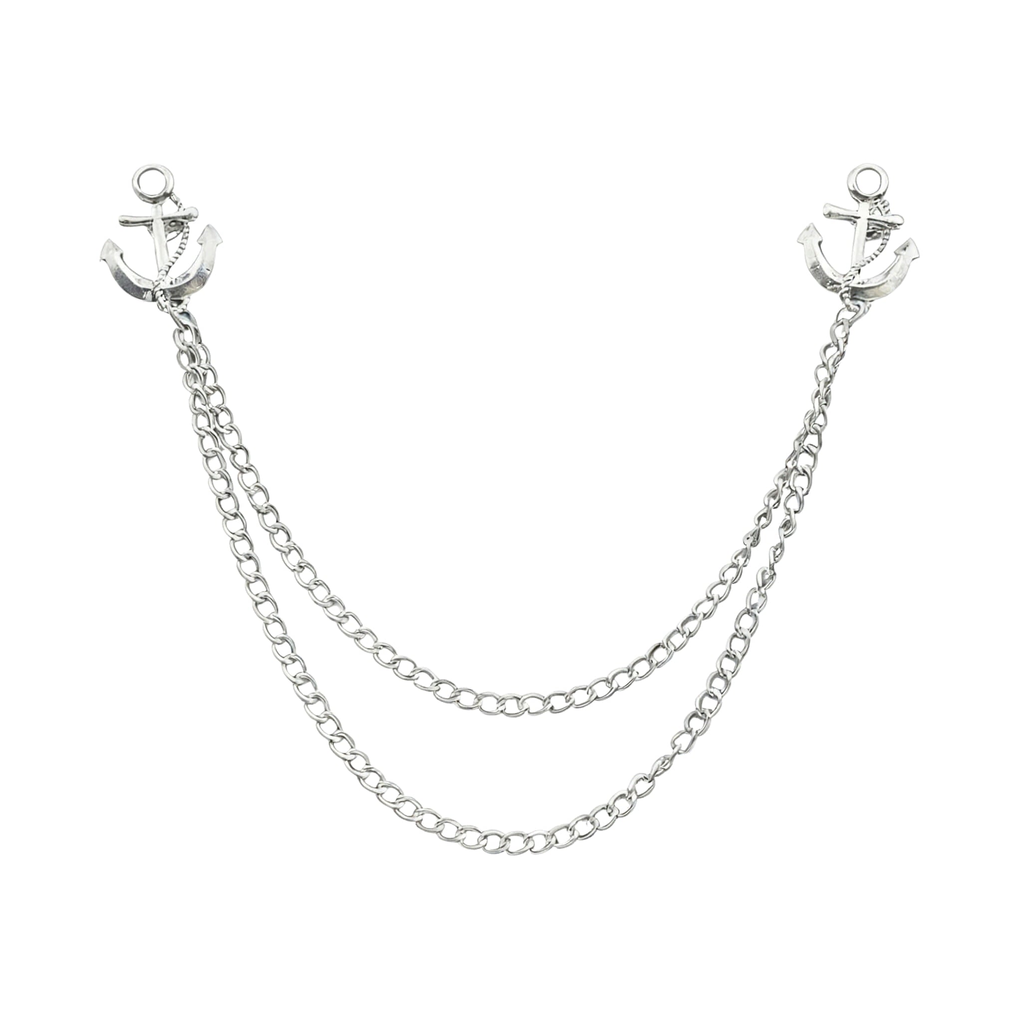 Silver Solid Lapel Pin