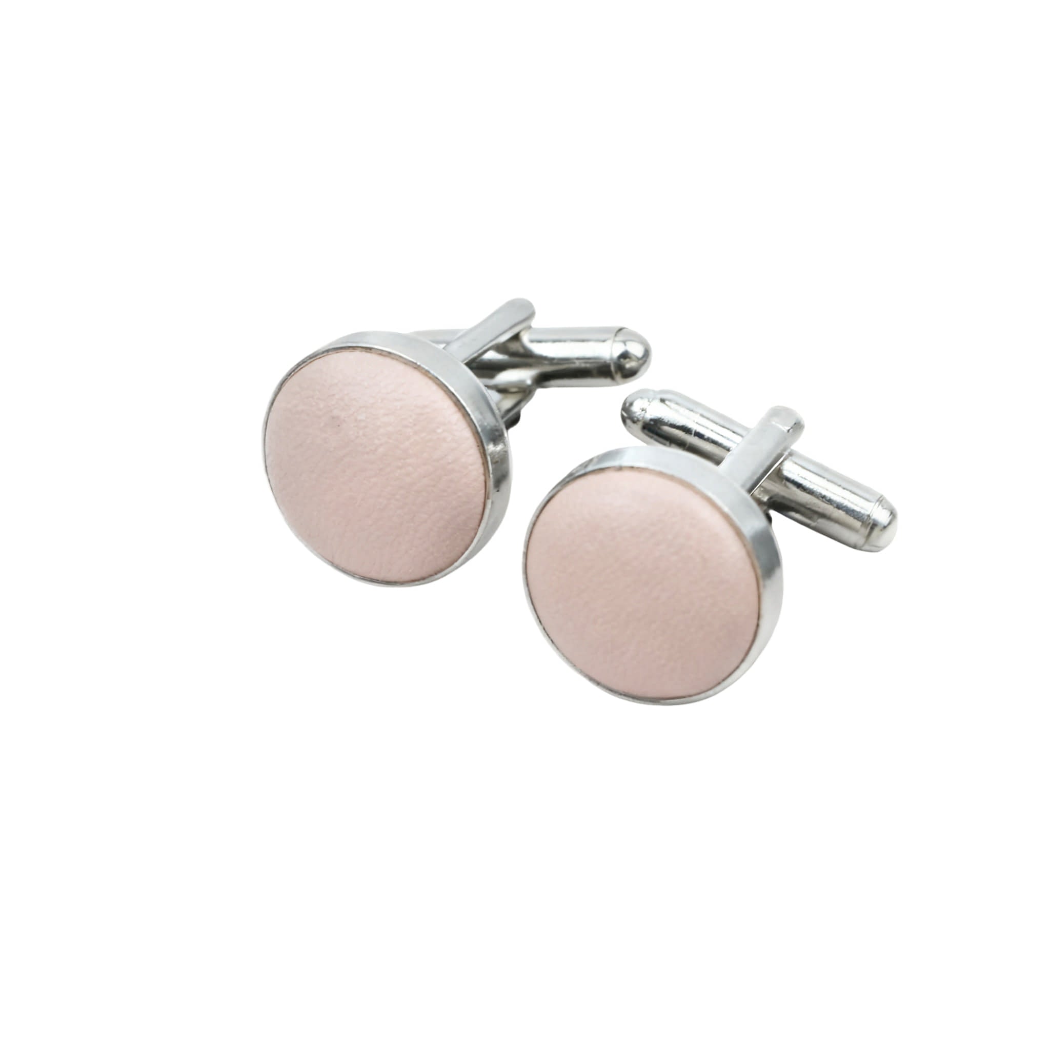Peach Plain Cufflink
