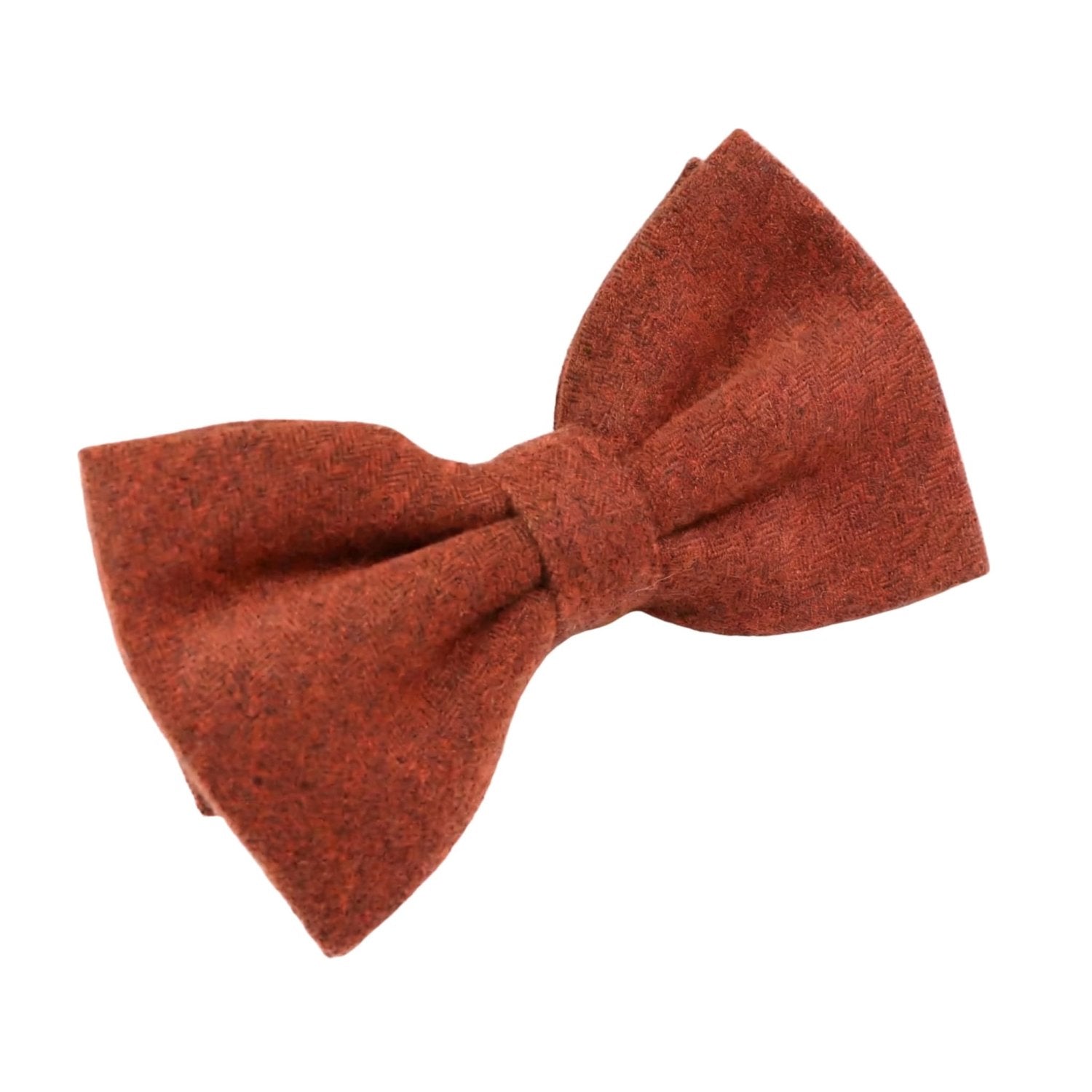 Red - Brown With Solid Bowtie