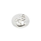 Silver Solid Lapel Pin