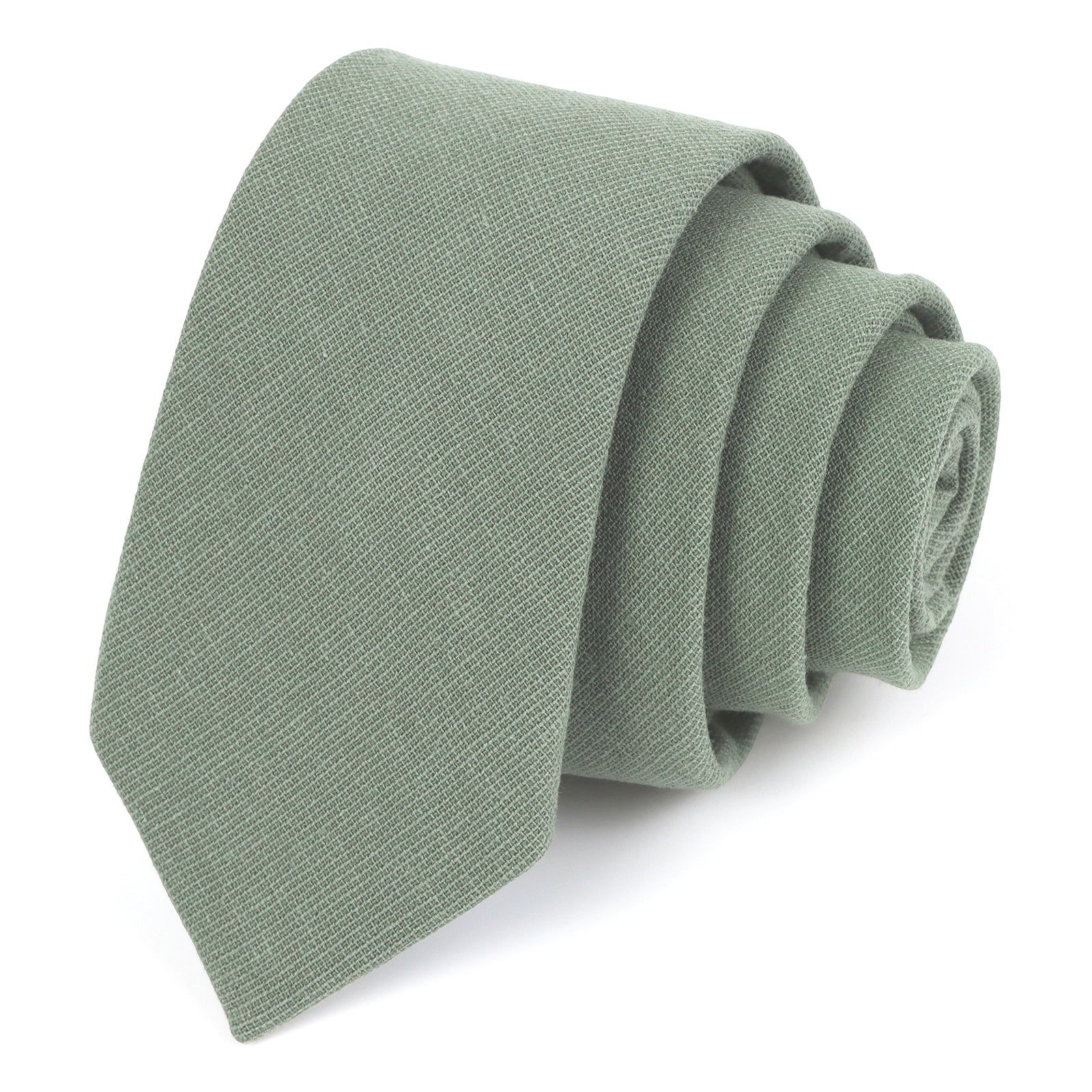 Sage cotton Tie