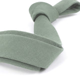 Sage cotton Tie