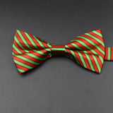 ZONFAZ Christmas Cute Santa Snowflakes Bowtie for Xmas Festival Party Bow tie