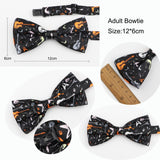 ZONFAZ Christmas Cute Santa Snowflakes Bowtie for Xmas Festival Party Bow tie