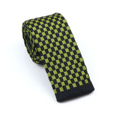 ZONFAZ Men's Knitted Ties Skinny Striped Neckties Quality Wedding Party Classic Woven Ties