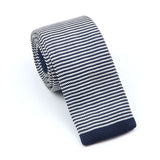 ZONFAZ Men's Knitted Ties Skinny Striped Neckties Quality Wedding Party Classic Woven Ties