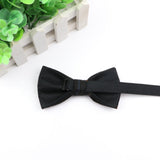 ZONFAZ Fashion Mens Cotton Bow Tie Wedding Formal Striped Bow Tie