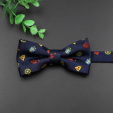 ZONFAZ Christmas Bow Ties for Adults Kids Xmas Festival Theme Red Santa Claus Bowties