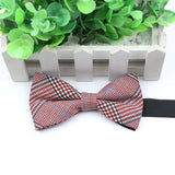 ZONFAZ Fashion Mens Cotton Bow Tie Wedding Formal Striped Bow Tie