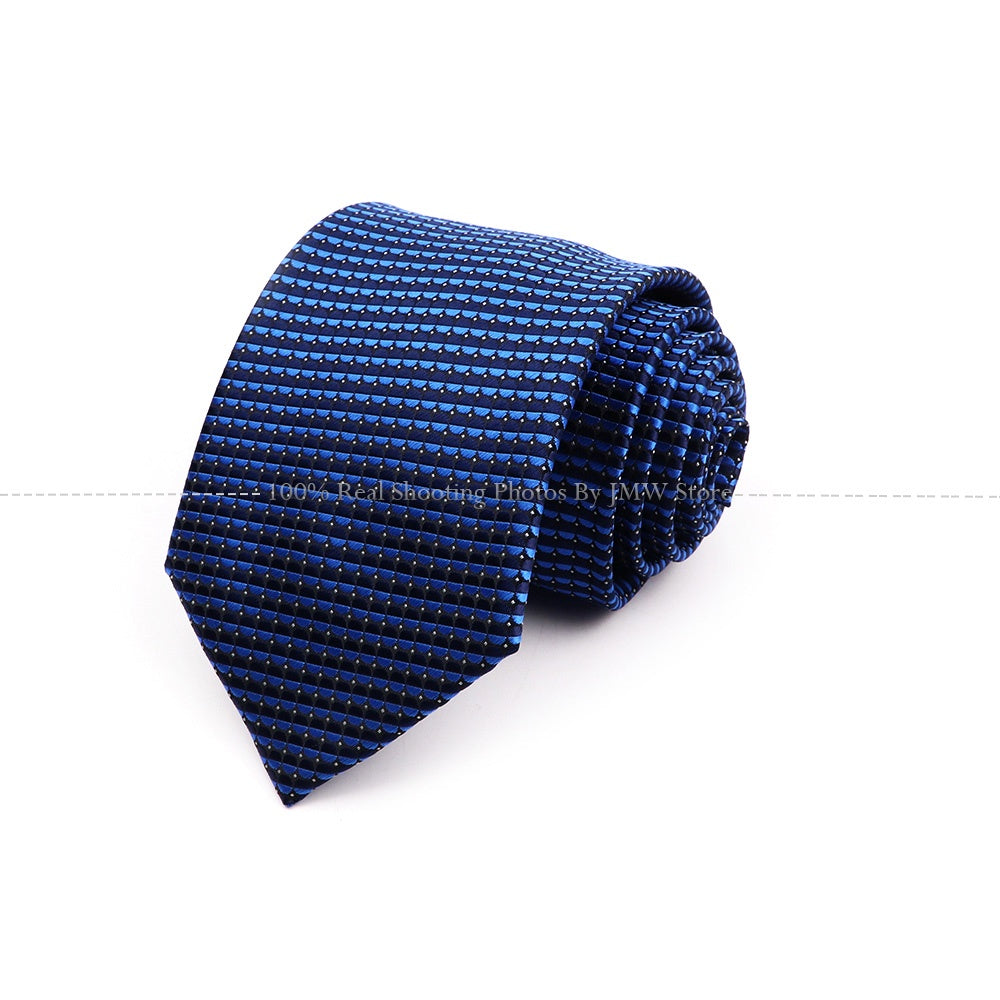 ZONFAZ 8cm Fashion Striped Necktie For Men Wedding Bussiness Tie