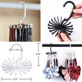 ZONFAZ 1pc Plastic Tie Rack For 20 pcs Display Frame For Necktie Bowtie Belt Tie Holder Hook