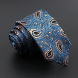 ZONFAZ 26 Styles Men's Jacquard Novelty Ties Skinny Floral Necktie