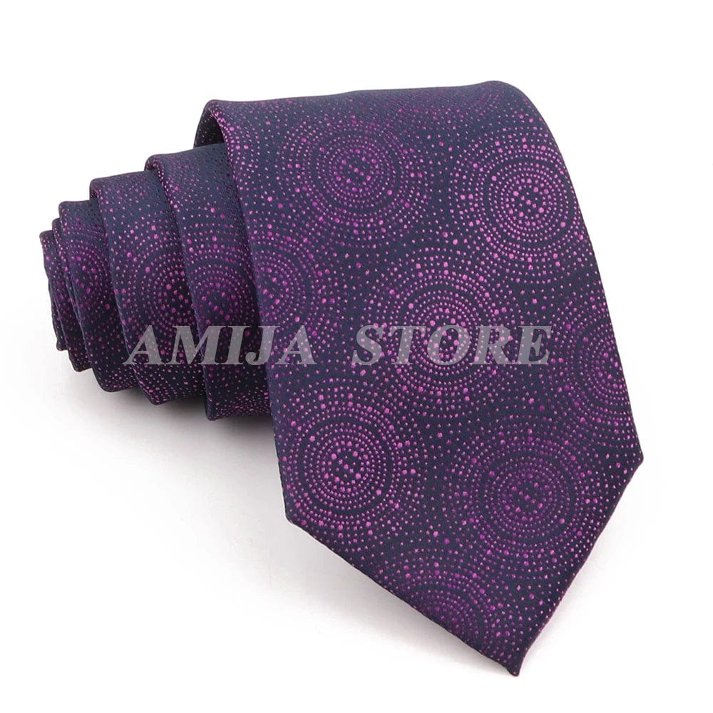 ZONFAZ 52 Styles Men's Fashion Silk Ties Floral Striped Plaid Print Jacquard Necktie