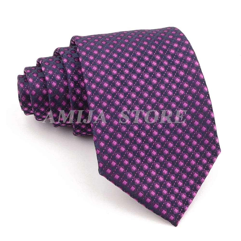 ZONFAZ 52 Styles Men's Fashion Silk Ties Floral Striped Plaid Print Jacquard Necktie