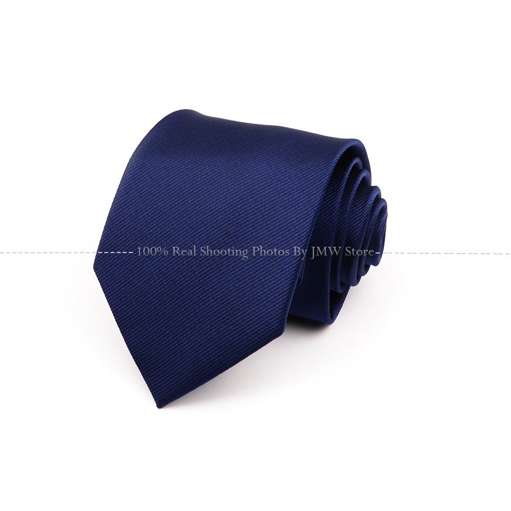 ZONFAZ 8cm Fashion Striped Necktie For Men Wedding Bussiness Tie