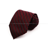 ZONFAZ 8cm Fashion Striped Necktie For Men Wedding Bussiness Tie