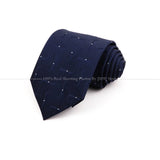 ZONFAZ 8cm Fashion Striped Necktie For Men Wedding Bussiness Tie