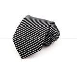 ZONFAZ 8cm Fashion Striped Necktie For Men Wedding Bussiness Tie