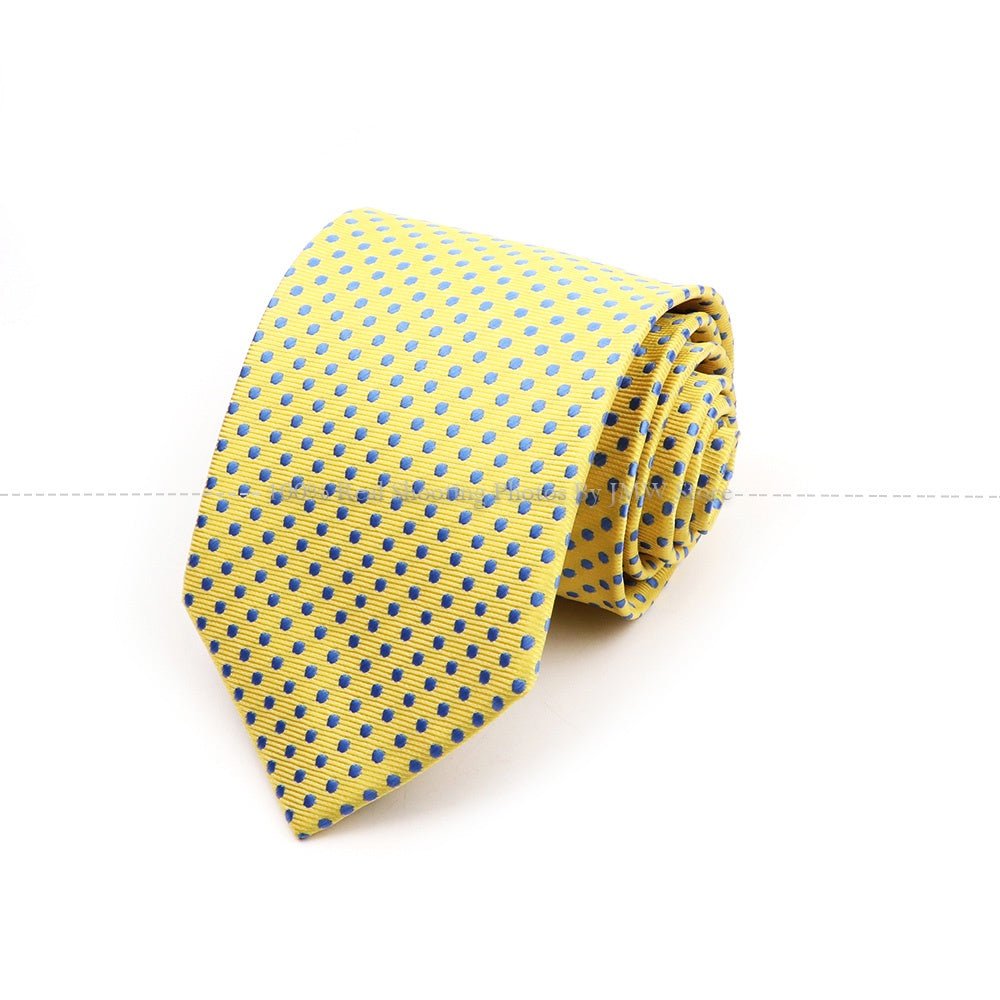 ZONFAZ 8cm Fashion Striped Necktie For Men Wedding Bussiness Tie