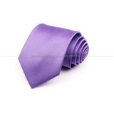 ZONFAZ 8cm Fashion Striped Necktie For Men Wedding Bussiness Tie