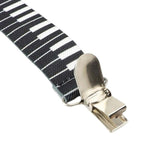 ZONFAZ Adjustable Music Piano Musical Notes Suspenders for Men Women