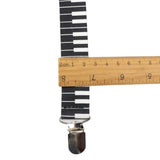 ZONFAZ Adjustable Music Piano Musical Notes Suspenders for Men Women