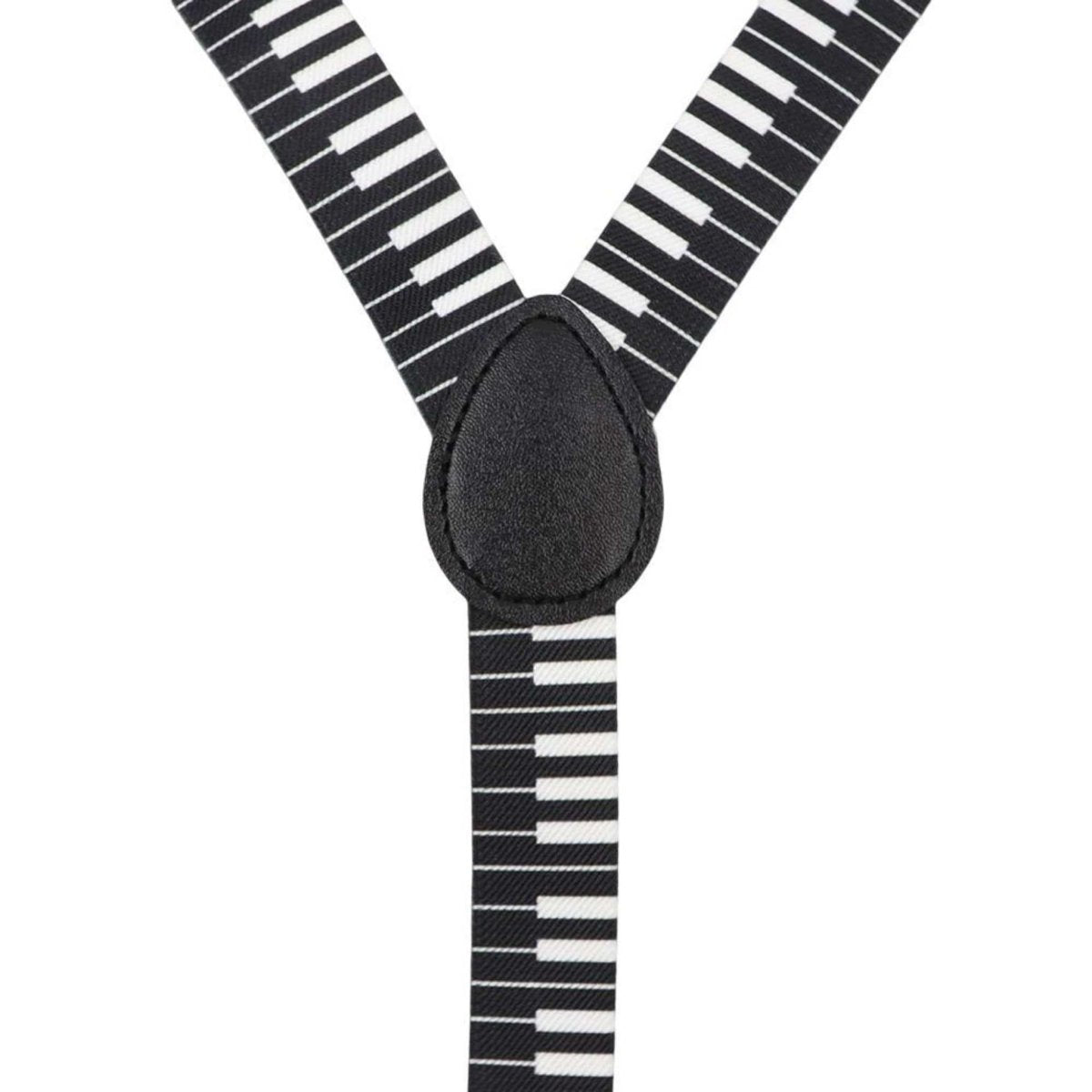 ZONFAZ Adjustable Music Piano Musical Notes Suspenders for Men Women