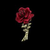 ZONFAZ Advanced Retro Rose Flower Banquet Brooch Pin Corsage Collar Pins Accessory Gift