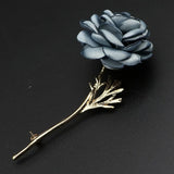 ZONFAZ Advanced Retro Rose Flower Banquet Brooch Pin Corsage Collar Pins Accessory Gift