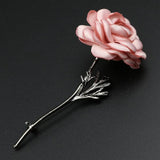 ZONFAZ Advanced Retro Rose Flower Banquet Brooch Pin Corsage Collar Pins Accessory Gift