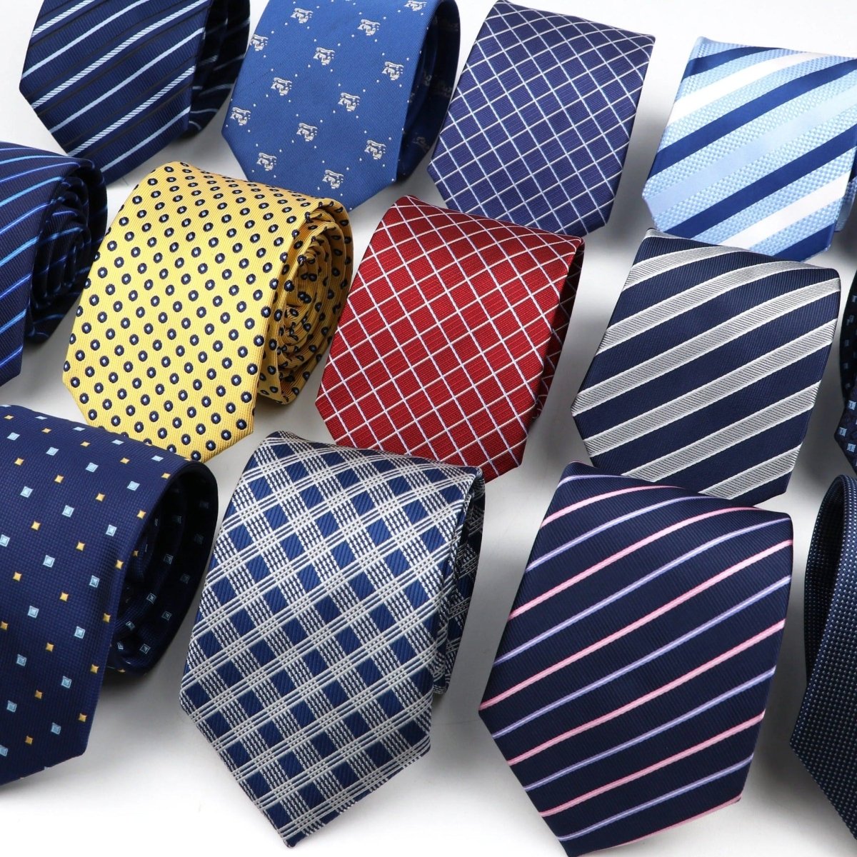 ZONFAZ Business Classic Striped Silk Ties