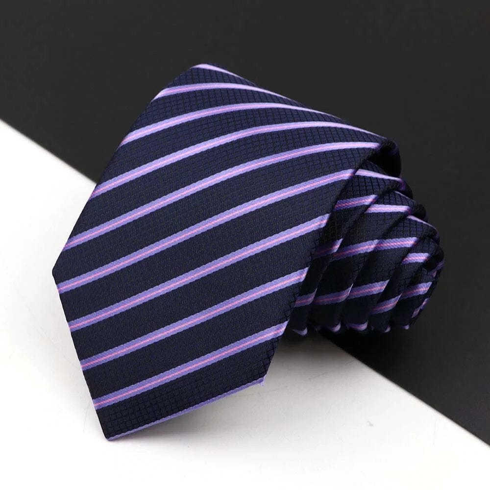 ZONFAZ Business Classic Striped Silk Ties