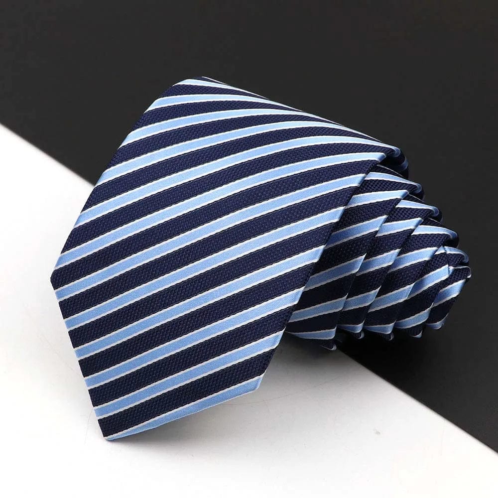 ZONFAZ Business Classic Striped Silk Ties