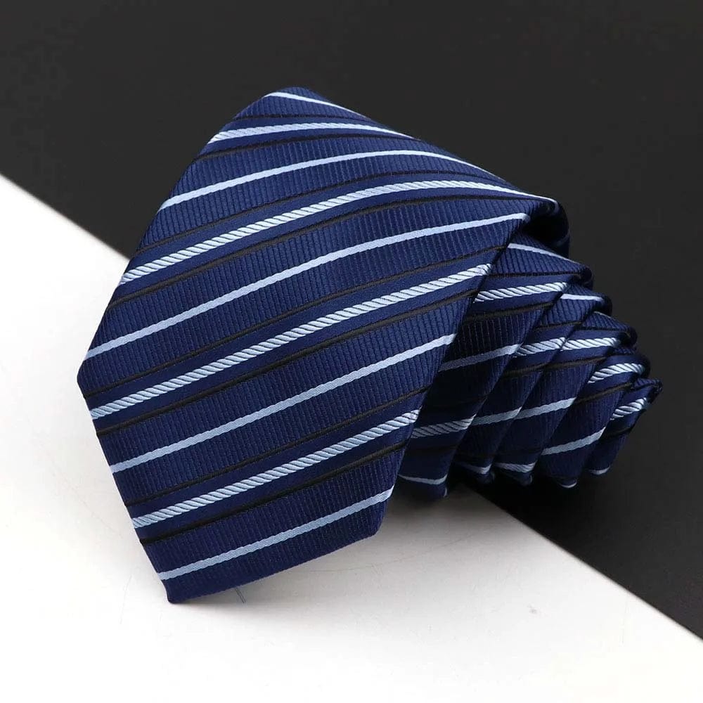 ZONFAZ Business Classic Striped Silk Ties