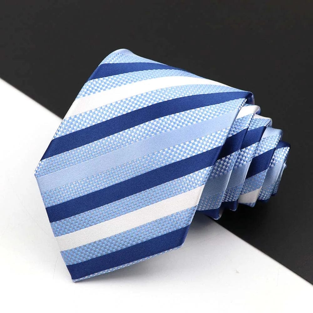 ZONFAZ Business Classic Striped Silk Ties